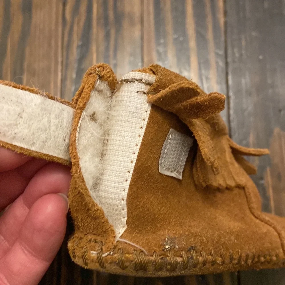 Minnetonka moccasins with tassels